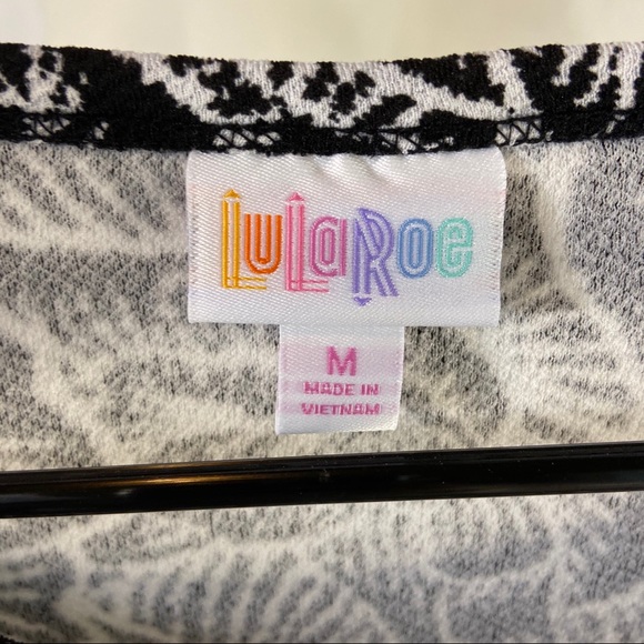 Lularoe Debbie unicorn noir collection sz M - Picture 4 of 4